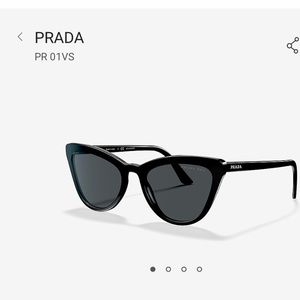 Prada black Cat eye sunglasses
